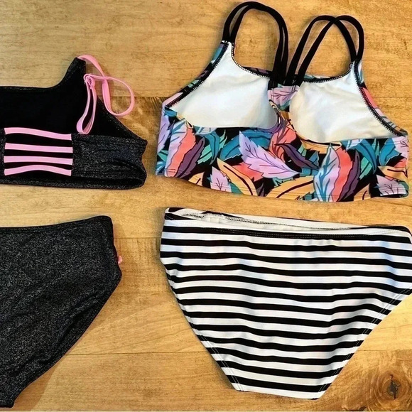Art Class (Lot of 2) Girls 10/12 Two Piece Bikinis Multi color EUC‎ - Picture 3 of 3